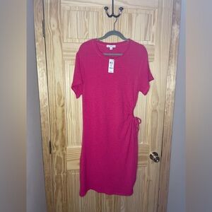 And Now This Cut Out Pink Midi bodycon dress size 2x